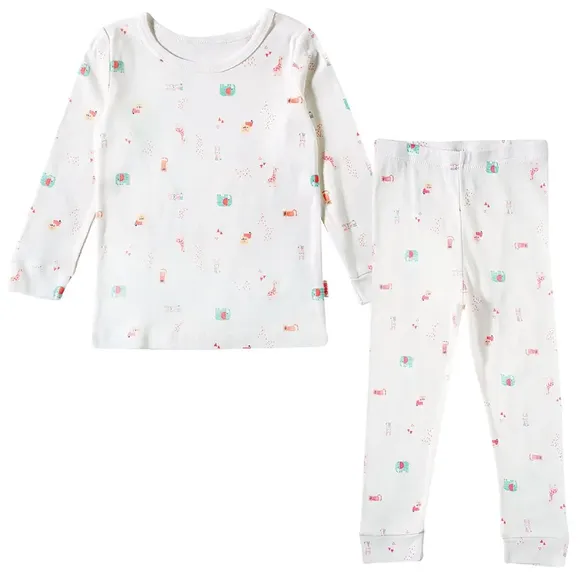 Pijama Longo Com Embalagem Toddler Zoo Rib Tip Top
