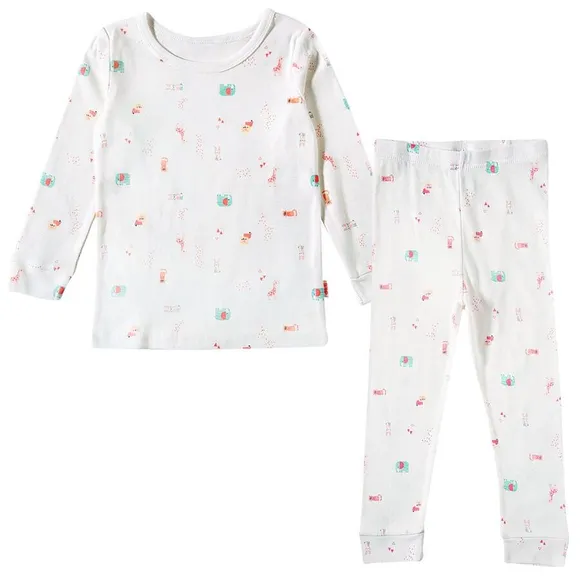 Pijama Longo Com Embalagem Toddler Zoo Rib Tip Top