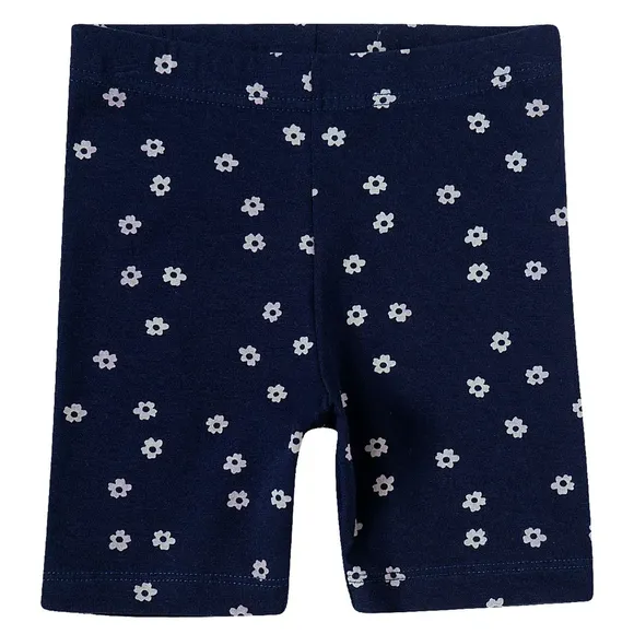 Shorts Toddler Com Florzinhas Cotton Tip Top