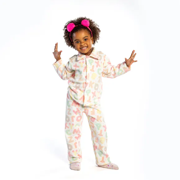 Pijama Longo Abc Soft Toddler Tip Top