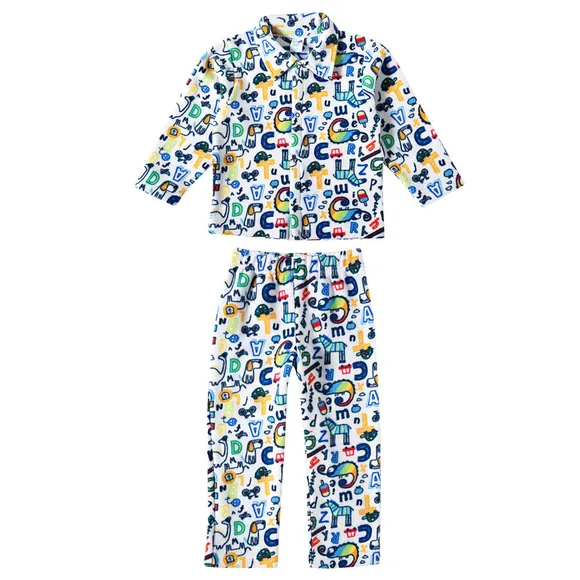Pijama Longo Toddler Dino Rabisco Soft Tip Top