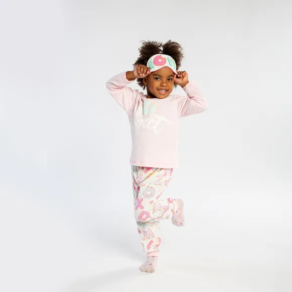 Pijama Longo Abc Meia Malha Toddler Tip Top