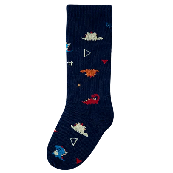 Meia 3/4 Animais Divertidos Toddler