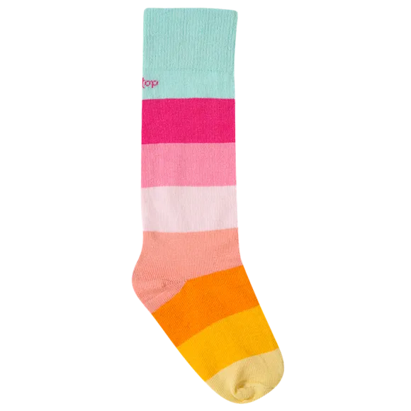 Meia 3/4 Estampa Colorida Toddler Tip Top