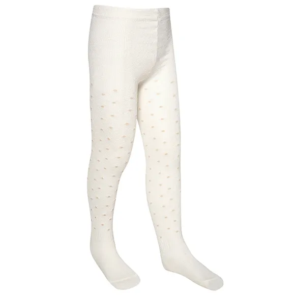 Meia Calça Lisa Neve - Off White Tip Top