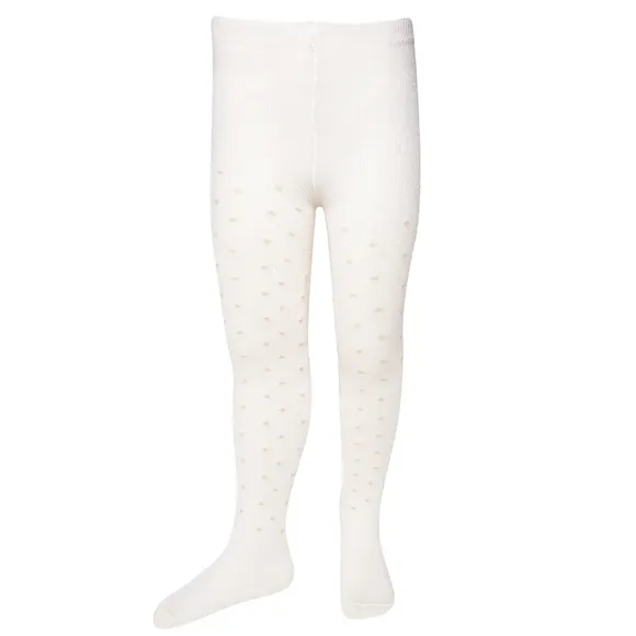 Meia Calça Ballet Poá Branco Fio 40 Tip Top