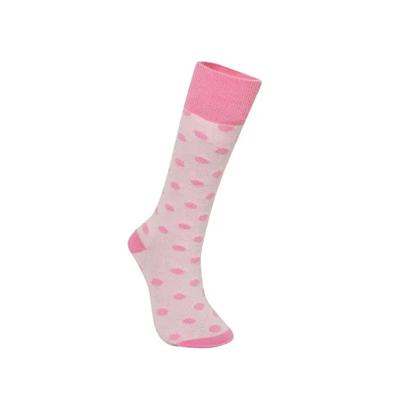 Meia 3/4 Toddler Com Bolinhas Tecido Plano Tip Top