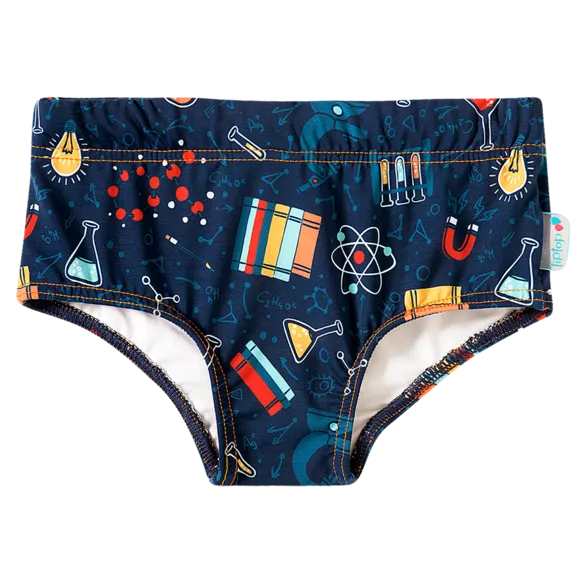 Sunga Cientista Elastano Toddler Proteção Uv 50+