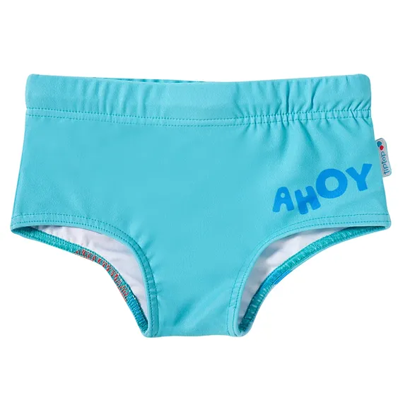 Sunga Praia Monstrinhos Divertidos Elastano Toddler Proteção Uv50+ Tip Top