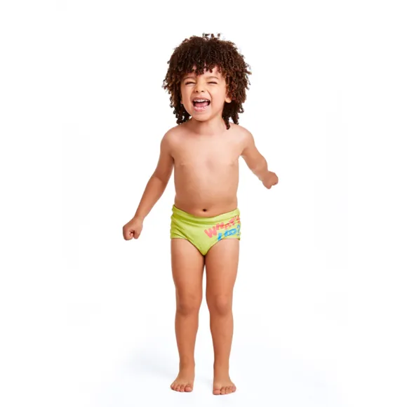 Sunga Praia Monstrinhos Divertidos Elastano Toddler Proteção Uv50+ Tip Top