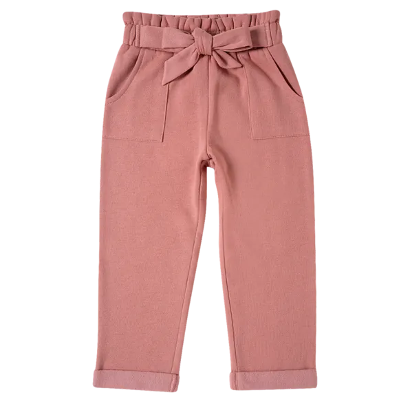 Calça Estampa Lisa Moletom Toddler Tip Top