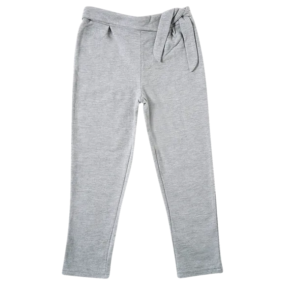 Calça Toddler Com Amarração Moletom Tip Top