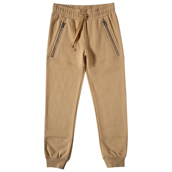 Calça Toddler Caqui Moletom Tip Top