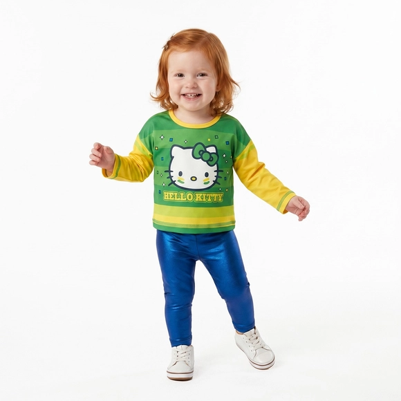 Calça Legging Toddler Cirré Tip Top