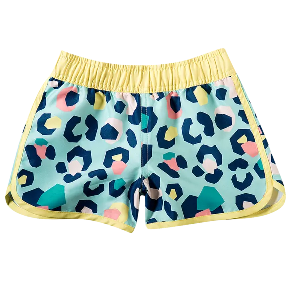 Shorts Praia Onça Verde Microfibra Toddler