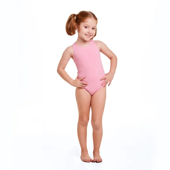 Maiô Praia Rosa Lycra Toddler Proteção Uv50+ Tip Top