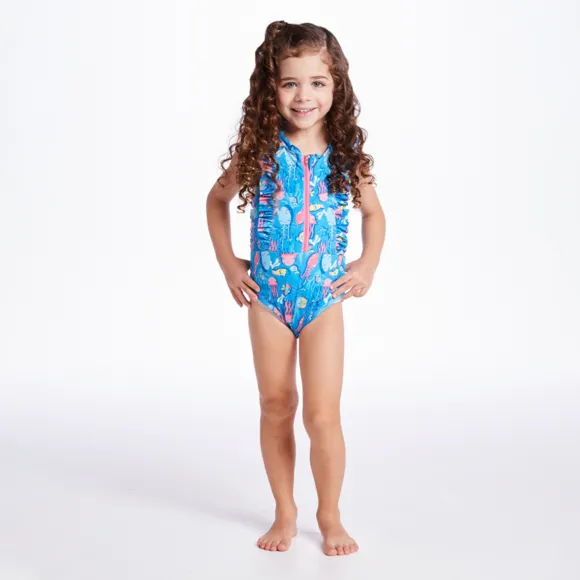 Maiô Praia Toddler Oceano Elastano Proteção Uv 50+ Tip Top