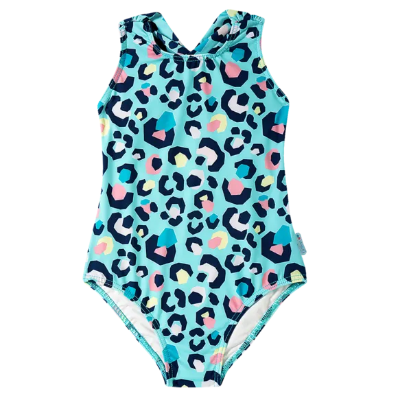 Maiô Onça Verde Elastano Toddler Proteção Uv50+