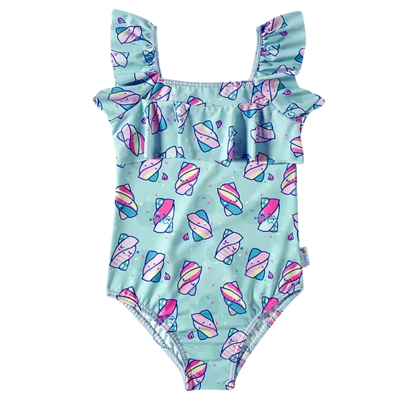 Maiô Marshmellow Elastano Toddler Proteção Uv50+