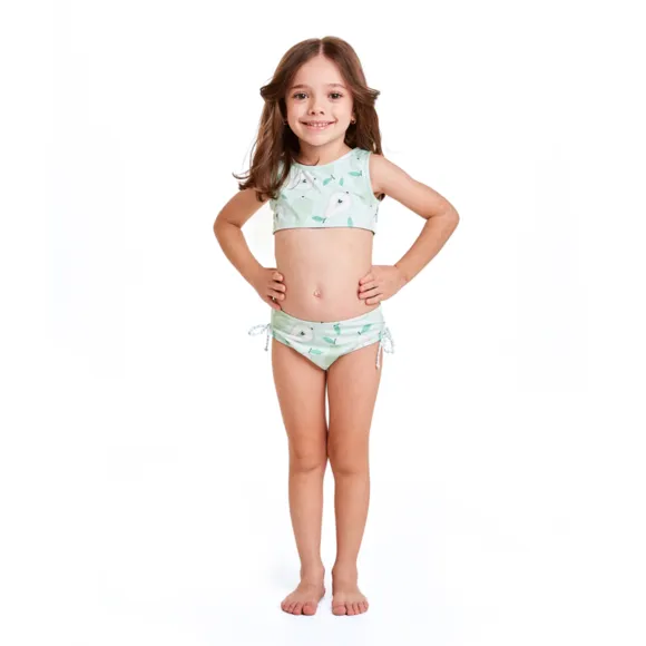 Biquíni Praia Pera Elastano Toddler Proteção Uv50+ Tip Top