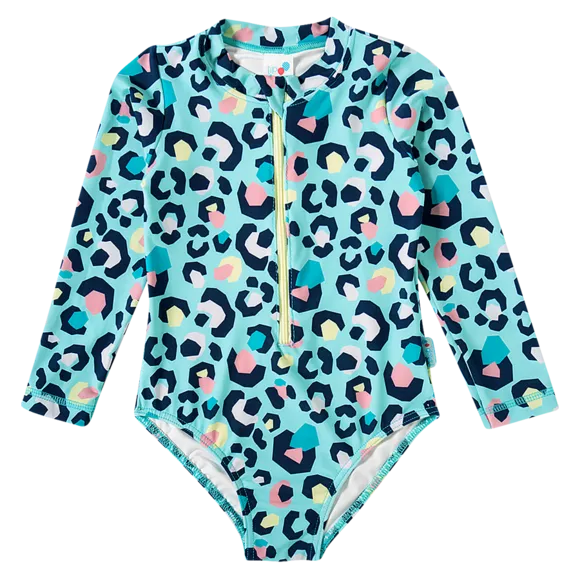 Body Onça Verde Elastano Toddler Proteção Uv 50+ Tip Top
