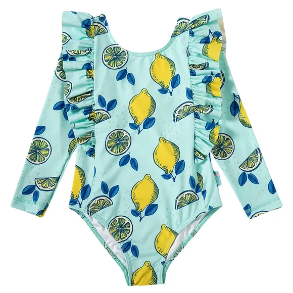 Body Praia Lemon Elastano Toddler Proteção Fator Uv50+ Tip Top