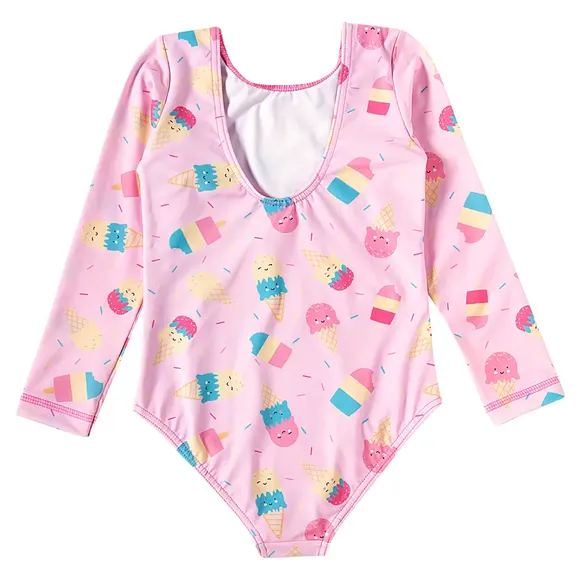 Body Praia Toddler Sorvete Elastano Proteção Uv 50+ Tip Top