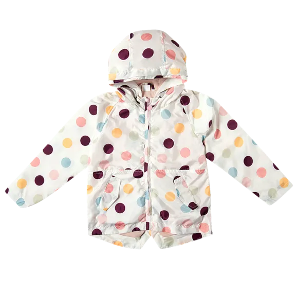 Jaqueta Love Poá Microfibra Toddler Tip Top