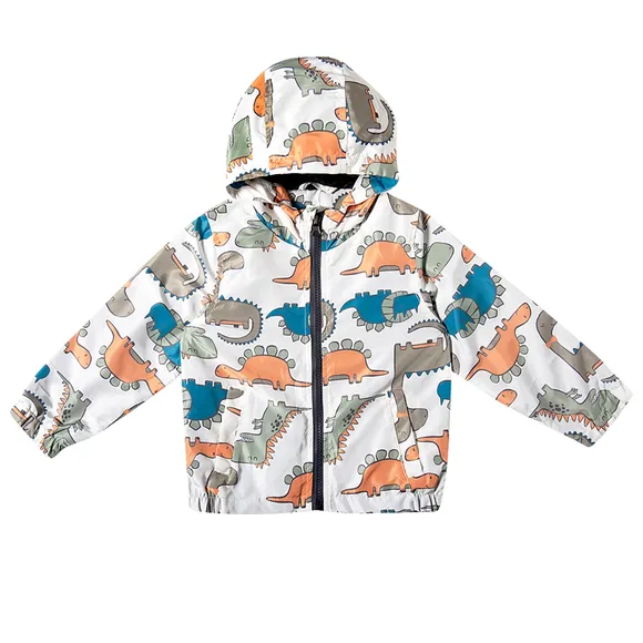 Jaqueta Dinossauros Microfibra Toddler Tip Top
