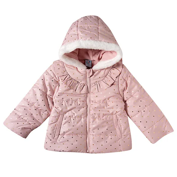Jaqueta Toddler Rosa Médio Microfibra Tip Top