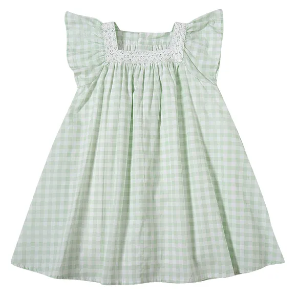 Vestido Manga Curta Lemon Linho Toddler Tip Top