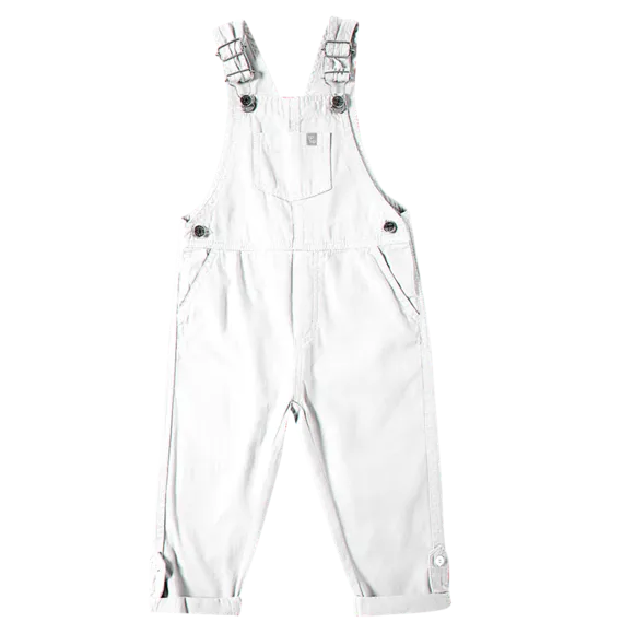 Jardineira Longa Festiva Sarja Toddler Tip Top
