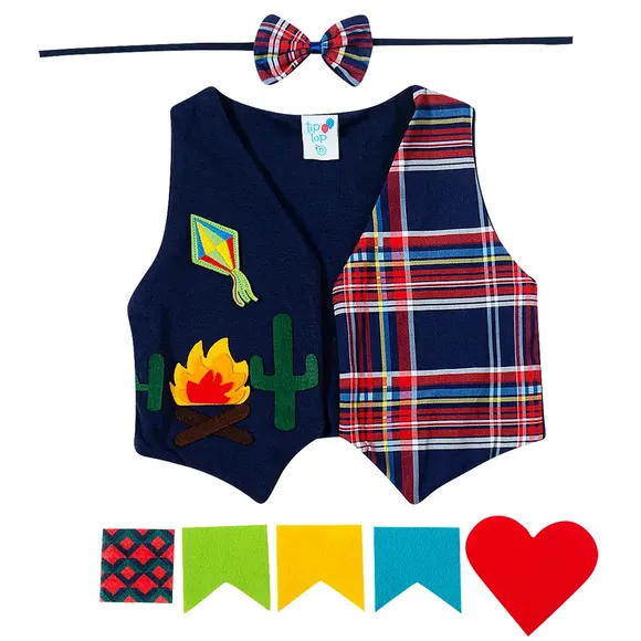 Colete Toddler Festa Junina Tricoline Tip Top