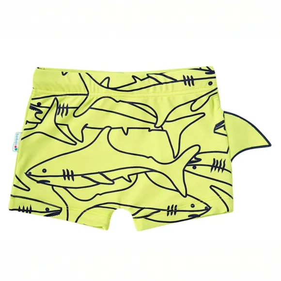 Shorts Praia Shark Lycra Toddler Proteção Uv50+ Tip Top