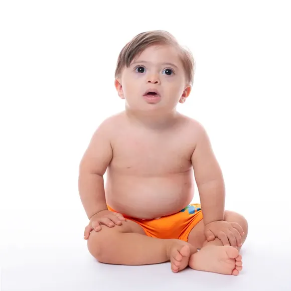 Shorts Praia Toddler Dino Music Lycra Proteção Uv 50+ Tip Top