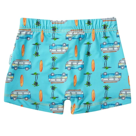 Shorts Praia Kombi Elastano Toddler Proteção Uv50+ Tip Top