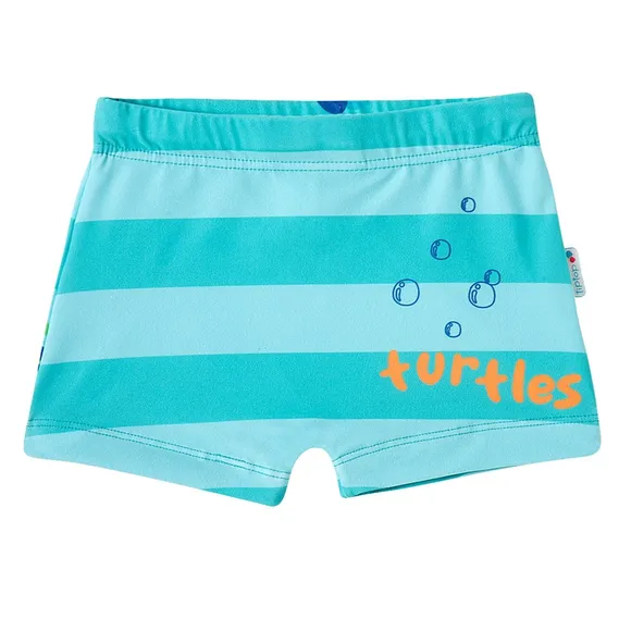 Shorts Praia Tartaruga Elastano Toddler Proteção Uv50+ Tip Top