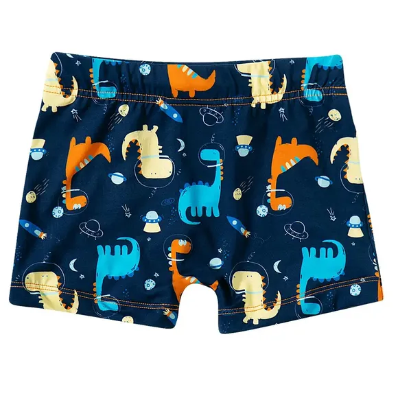 Shorts Praia Toddler Dino Elastano Proteção Uv50+ Tip Top