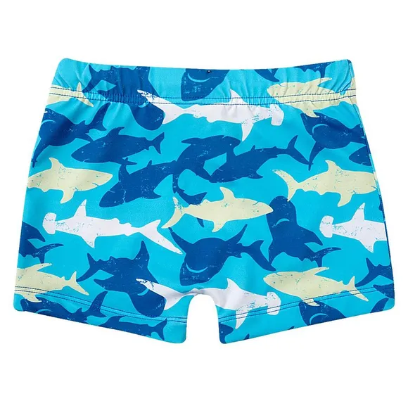 Shorts Praia Toddler Tubarão Elastano Proteção Uv50+ Tip Top
