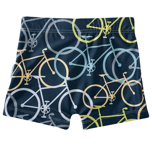 Shorts Praia Bike Camuflada Elastano Toddler Proteção Uv 50+