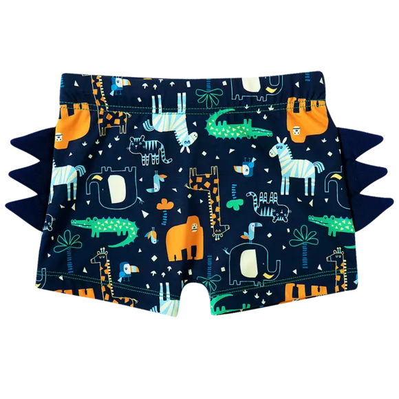 Shorts Zoo Praia Toddler Proteção Uv 50+ Tip Top
