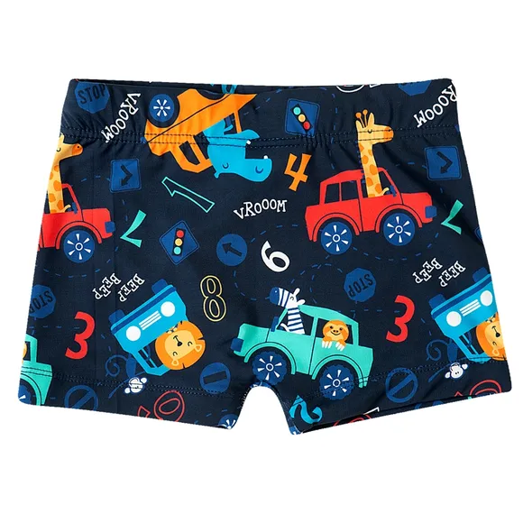 Shorts Praia Transporte Elastano Toddler Uv 50+ Tip Top