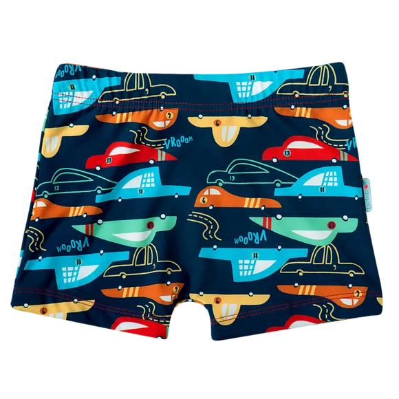 Kit Praia 2 Shorts Corrida Lycra Toddler Proteção Uv 50+