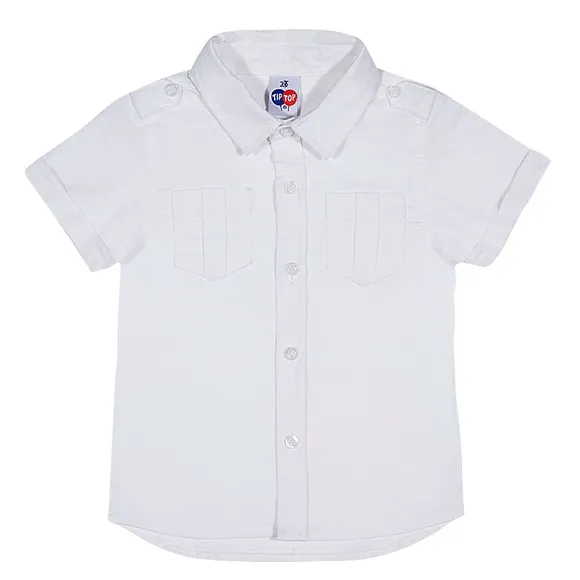 Camisa Com Gola E Botões Toddler