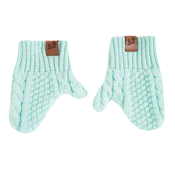 Luva Tricot Toddler Verde Água