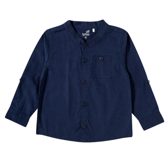 Camisa Manga Longa Tricoline Toddler Tip Top