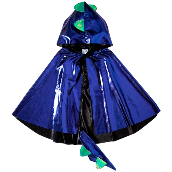 Poncho Fantasia Dino Metalizado Toddler Tip Top