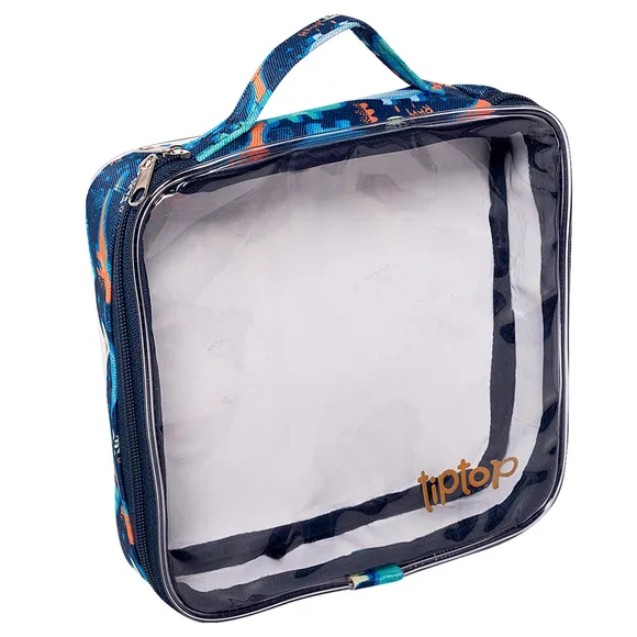 Necessaire Frente Transparente Dino Tip Top