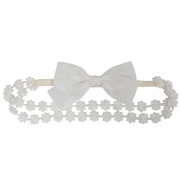 Faixa De Cabelo Batizado Branco Tip Top