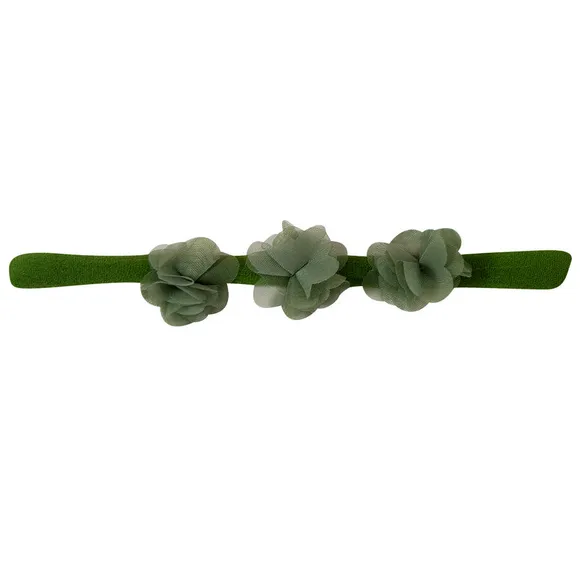 Faixa Para Cabelo Com Aplique De Florzinha Tip Top